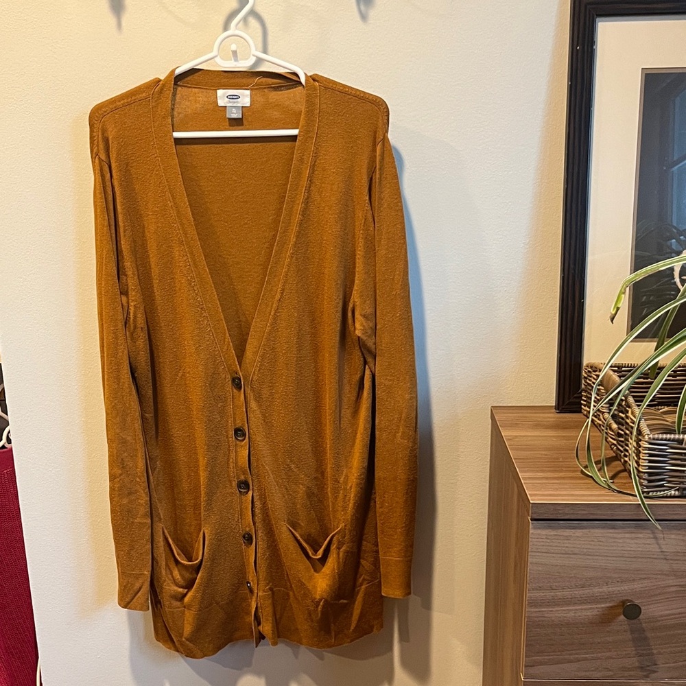 Old Navy ochre Cardigan Sweater